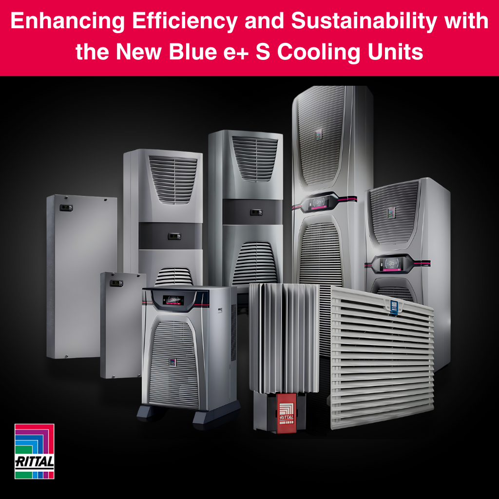 alt="Enhancing Efficiency and Sustainability with the New Blue e+ S Cooling Units"